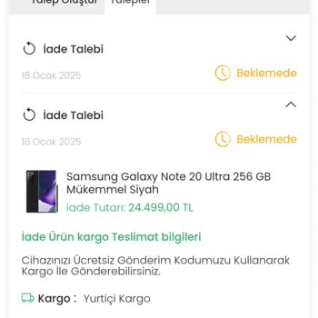EasyCep İle Yavaş İade Süreci Ve Yanlış Ürün Teslimatı