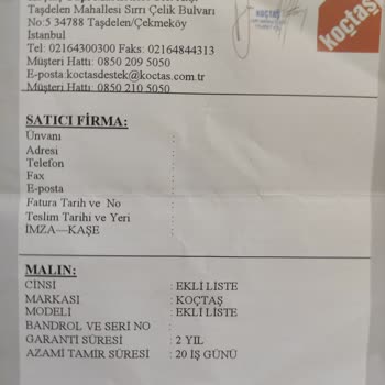 Koçtaş Plus Racing Koltukta Sürekli Arıza Ve Garanti Sorunu