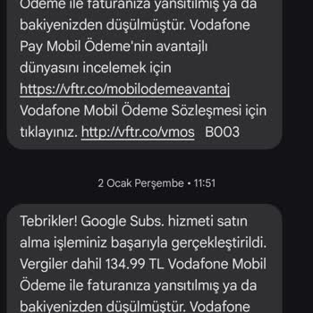 Onaysız Google Subs Satın Alımı Ve Ücret İadesi Talebi