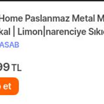 Limon Sıkacağı İade Sorunu Ve Tüketici Hakları Mücadelesi