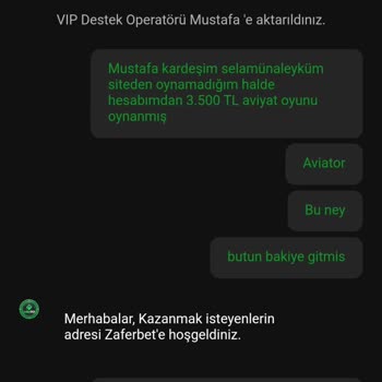 Zaferbet'te Kazandığım Parayı Çekemiyorum