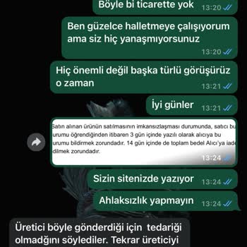 Yanlış Ürün Gönderimi Ve İade Sorunu