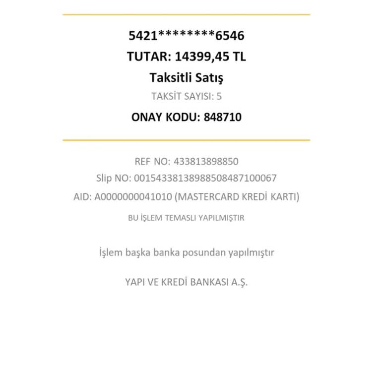 Teslim Edilmeyen Ürün Ve Reddedilen İtiraz