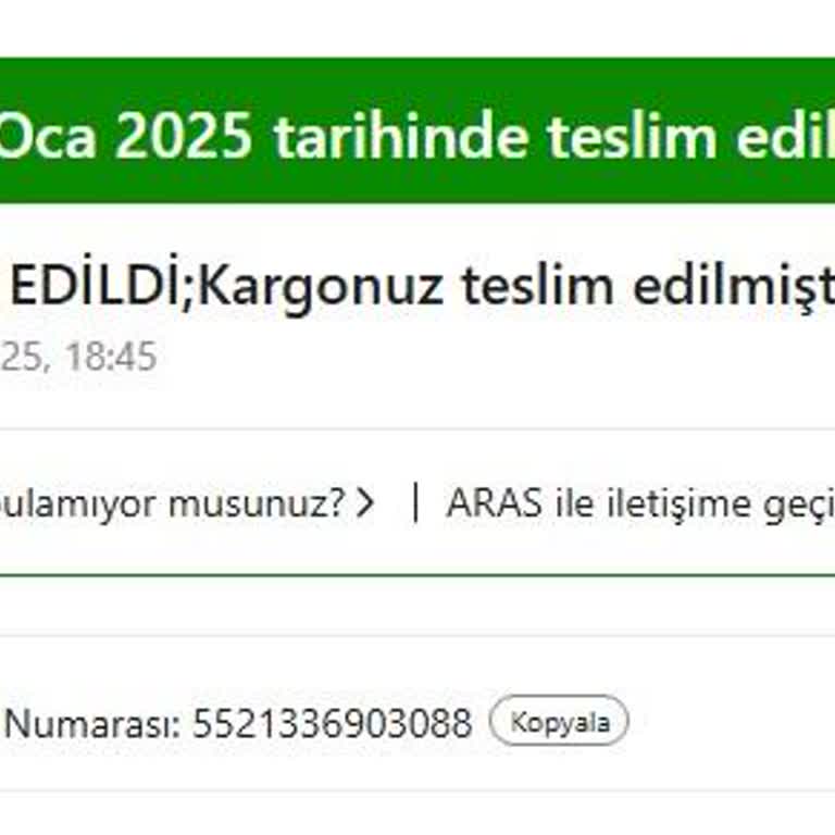 Dilovası Aras Kargo Şubesinde Süregelen Teslimat Ve İletişim Sorunları