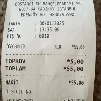 Yanıltıcı Menü Fiyatları İle Karşılaşma