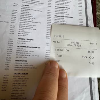 Yanıltıcı Menü Fiyatları İle Karşılaşma