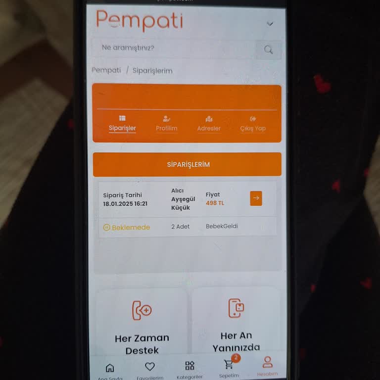 Pempati Ürün Teslimatı Ve İade Sorunu