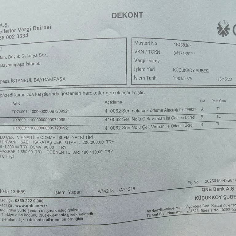 Bankacılıkta Fahiş Çek Masrafı Şoku