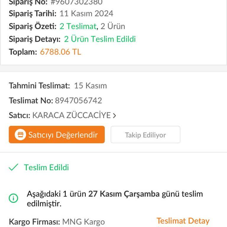 MNG Kargo Trendyol Siparişimde Teslimat Sorunu Ve İade Zorluğu