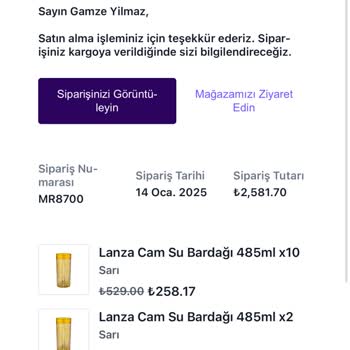 Sipariş Ulaşmadı Ve İletişim Kurulamıyor