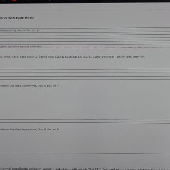 Sipariş Sorunu Ve İletişim Eksikliği