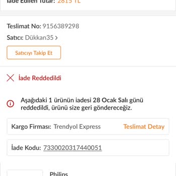 Trendyol Çözüm Sunun