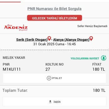 Otobüs Bileti Alımında Kaba Personel Tavrı Ve Yanıltıcı Bilgi