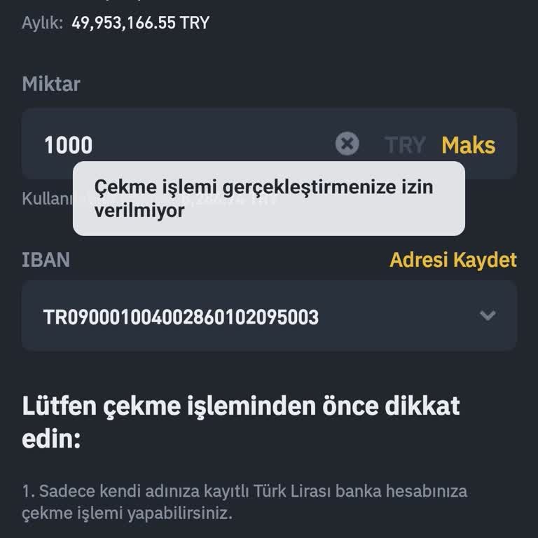 Binance TR Cüzdan Blokesi Ve Belirsizlik