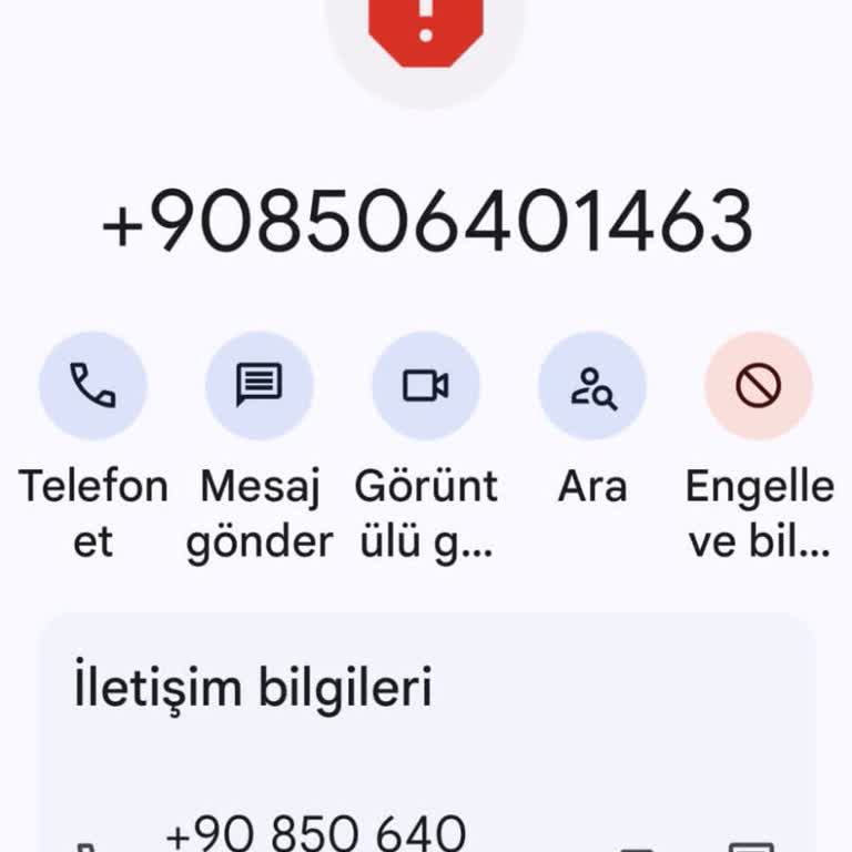 08506401463 Güvensizliği