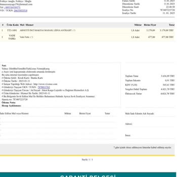Vivense'den Aldığım Makyaj Masasının Kurulum Sorunu