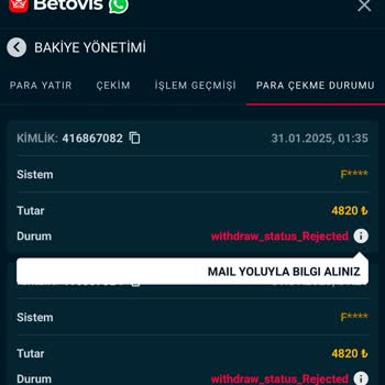 Betovis Online Oyun Sitesindeki Mağduriyetim: Ödeme Ve Erişim Engeli