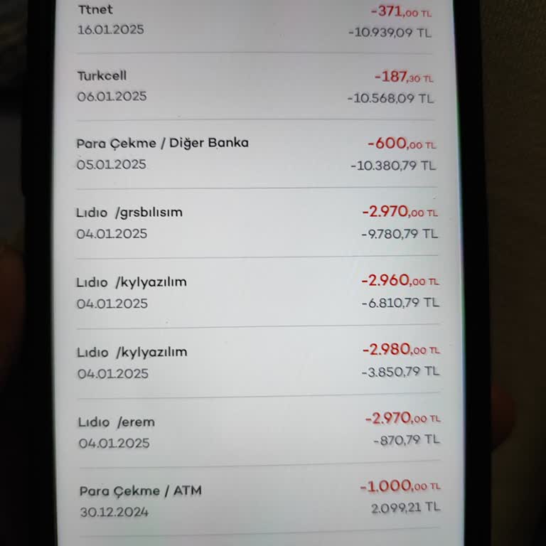 Banka Hesabımdan İzinsiz Para Çekilmesi