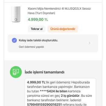 Yanlış Ürün Gönderimi Ve İade Sürecinde Yaşanan Sorunlar