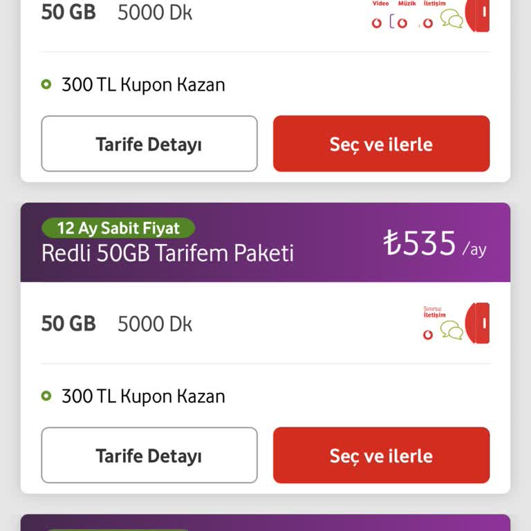 Vodafone'un Yetersiz Ve Pahalı Teklifleri
