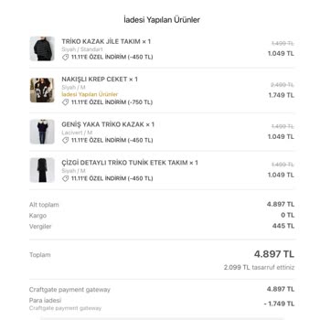 Touche Prive İade Ücretlerini Ödemiyor, Müşteriler Mağdur!