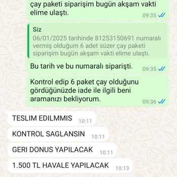 Süzer Çay'dan Tarihi Geçmiş Ürün Ve İade Sorunu