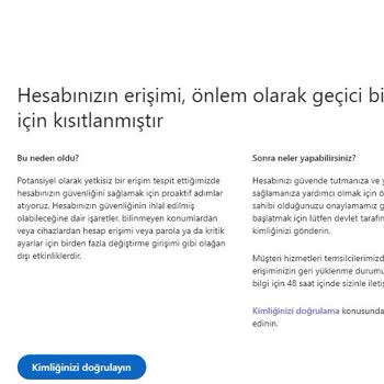 Kimlik Bilgilerimi Neden İstiyorsunuz?