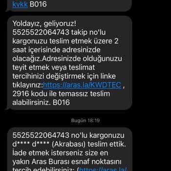 Yanlış Teslimat Ve İletişim Sorunu