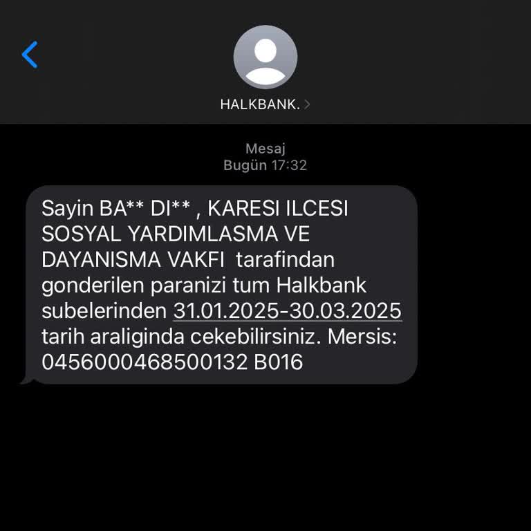 Halkbank'tan Referans Kodu Sorunu