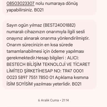 Xiaomi Servis Sürecinde Yaşanan Sorunlar