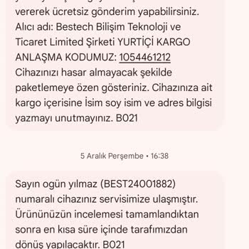 Xiaomi Servis Sürecinde Yaşanan Sorunlar