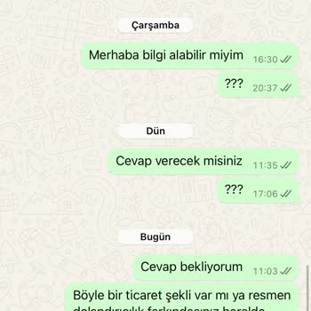 Sipariş Gecikmesi Ve İletişim Sorunları