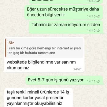 Sipariş Gecikmesi Ve İletişim Sorunları
