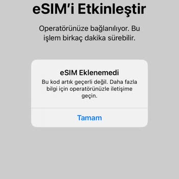 E-Sim Geçişinde Yaşanan Sorun Ve Acil Durum Riski