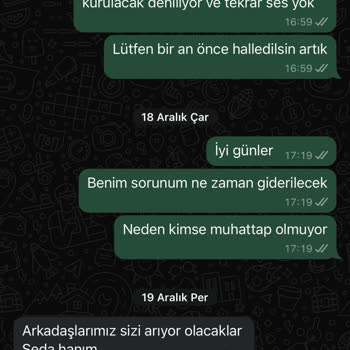 Vivense'den Aldığımız Mobilyalar Tamamlanmıyor!