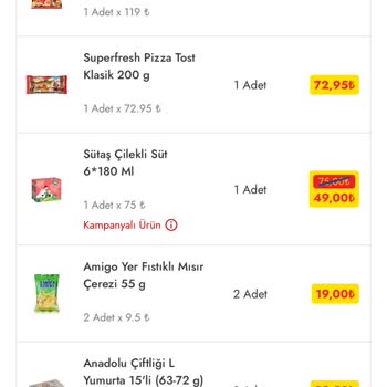 Şok Market Uygulamasında Sipariş Sorunu Ve Yetersiz Müşteri Hizmeti