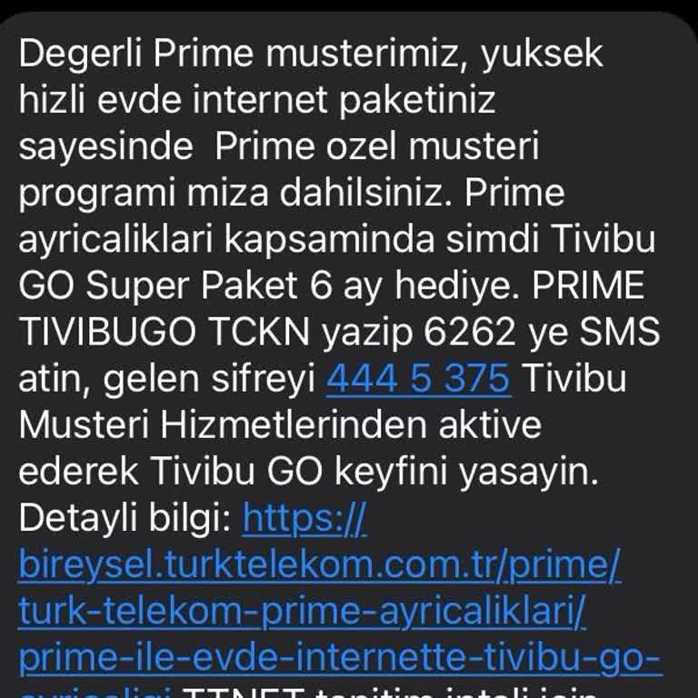 Tivibu Üyelik Paketi Çilesi