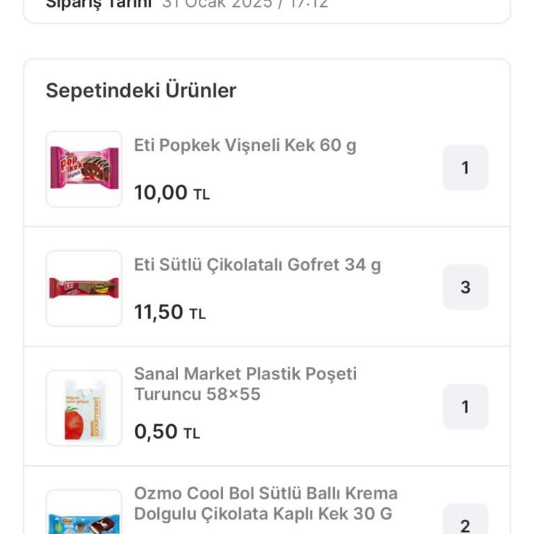 Migros Sanal Market Teslimat Sorunu