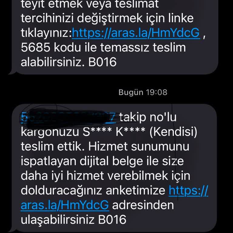 Kargo Teslim Edilmedi, Yanıltıcı Mesaj Gönderildi