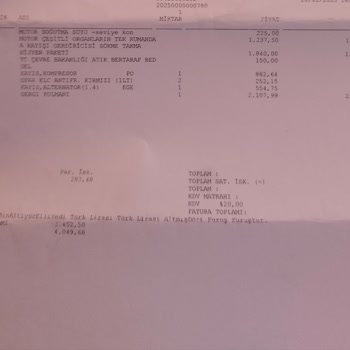 Fiat Gebze Servisinde İade Edilmeyen Ücret Sorunu