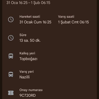 Nazilli Yolculuğunda Kötü Deneyim