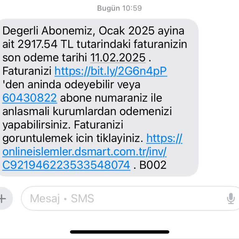 D-Smart Net Yüksek Fatura Ve Kötü Müşteri Hizmeti