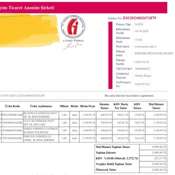 Penti Pijama Takımlarında Kalitesiz Kumaş Ve Yüksek Fiyat Sorunu