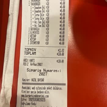 Burger King'de Kupon Ve Hizmet Sorunları