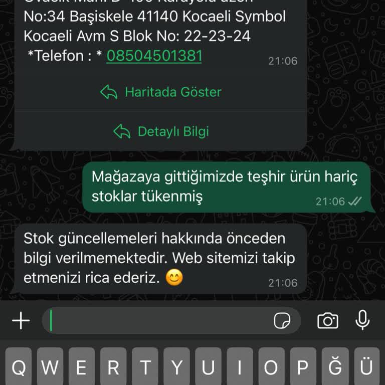 Stok Sorunu Ve Müşteri Memnuniyetsizliği