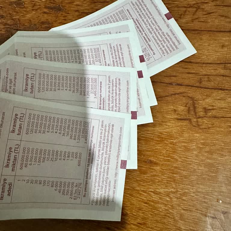 Milli Piyango Biletlerinde Tahsilat Sorunu