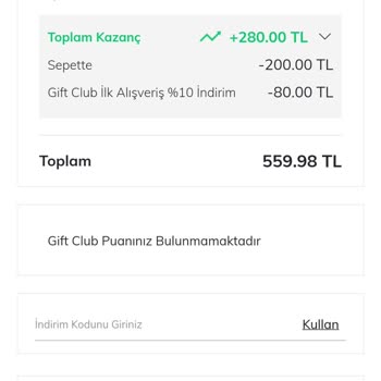 DeFacto Gift Club Puanlarımı Kullanamıyorum