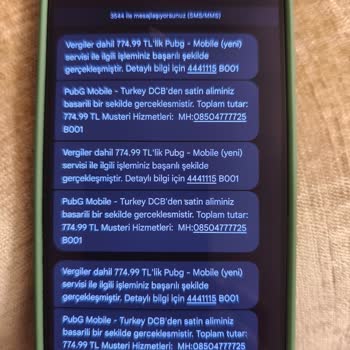 Oğlumun Bilgisi Dışında Yapılan Yüksek Fatura Ve Onaysız Mobil Ödeme