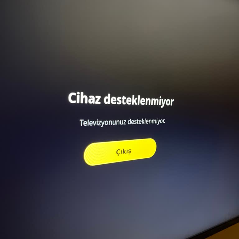 Exxen TV Uygulaması Cihaz Desteklemiyor Sorunu