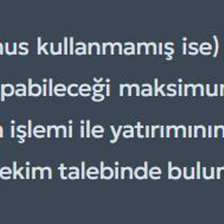 Tarafbet Beklenmedik Kazanç Kısıtlaması